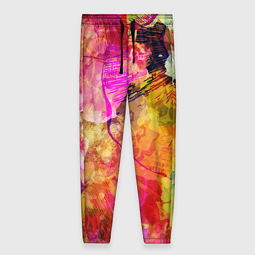Женские брюки Взрыв красок / 3D-принт – фото 1