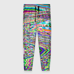 Брюки женские Optical Glitch, цвет: 3D-принт