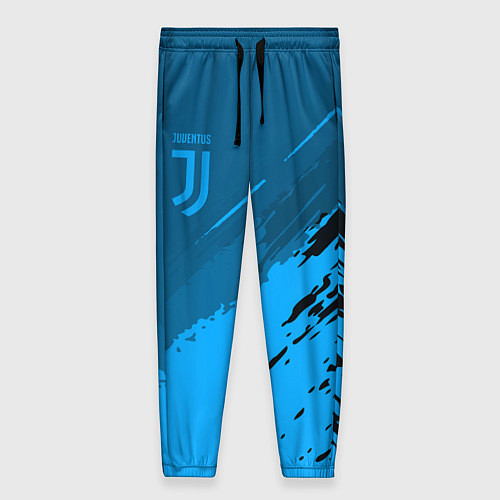 Женские брюки FC Juventus: Blue Original / 3D-принт – фото 1
