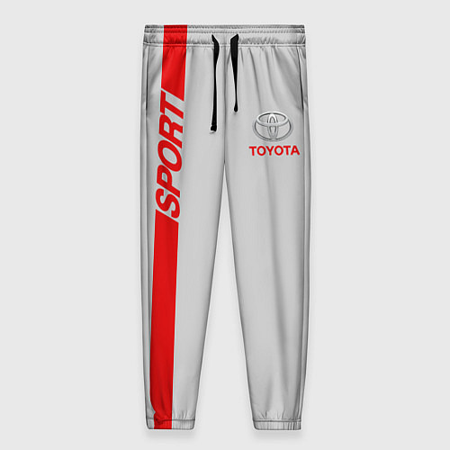 Женские брюки Toyota: Silver Sport / 3D-принт – фото 1