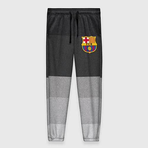 Женские брюки ФК Барселона: Серый стиль / 3D-принт – фото 1
