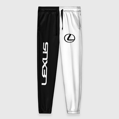 Женские брюки Lexus: Black & White / 3D-принт – фото 1