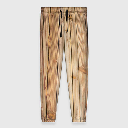 Женские брюки Деревянная обшивка / 3D-принт – фото 1