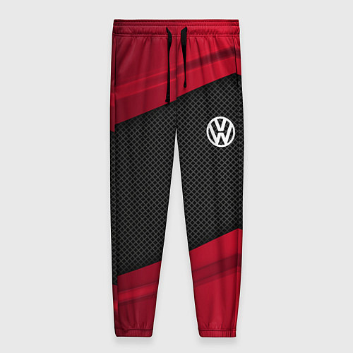 Женские брюки Volkswagen: Red Sport / 3D-принт – фото 1