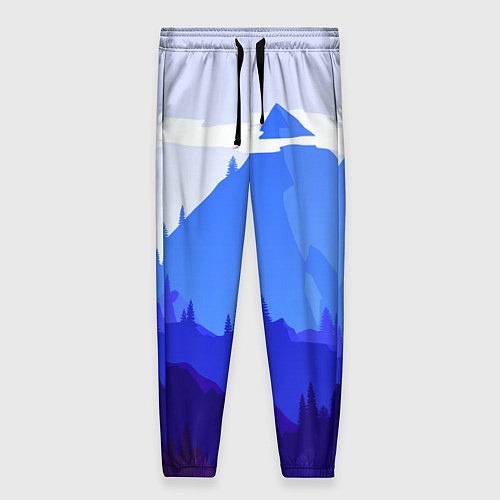 Женские брюки Firewatch: Cold Mountain / 3D-принт – фото 1