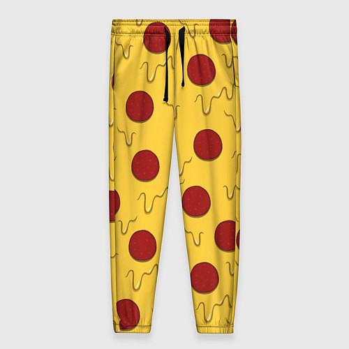 Женские брюки Рай пиццы / 3D-принт – фото 1