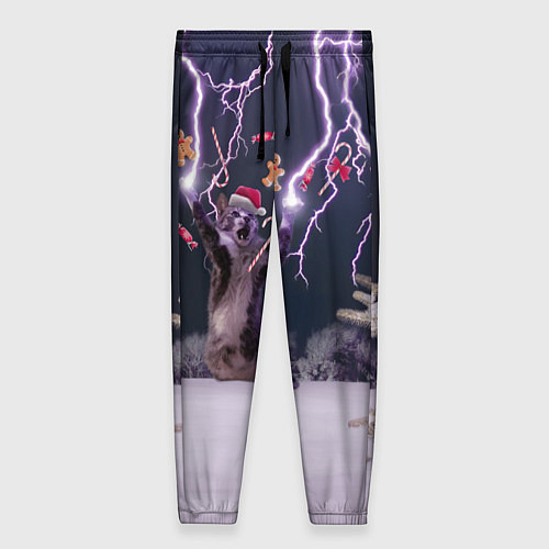 Женские брюки Громокот NY version / 3D-принт – фото 1
