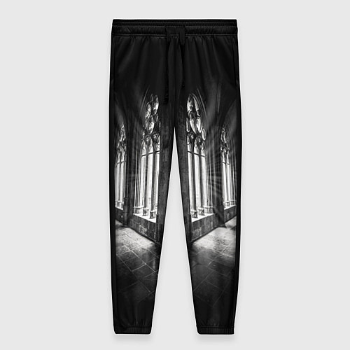 Женские брюки Темные коридоры / 3D-принт – фото 1