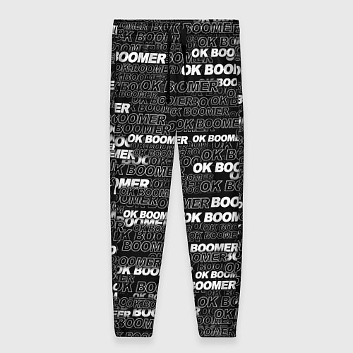 Женские брюки OK BOOMER / 3D-принт – фото 1