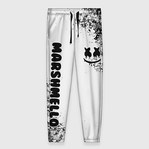 Женские брюки Marshmello / 3D-принт – фото 1