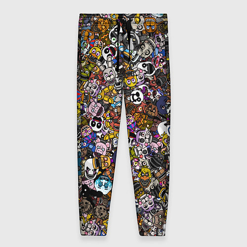 Женские брюки FNaF стикербомбинг / 3D-принт – фото 1