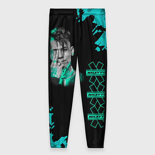 Женские брюки NILETTO / 3D-принт – фото 1