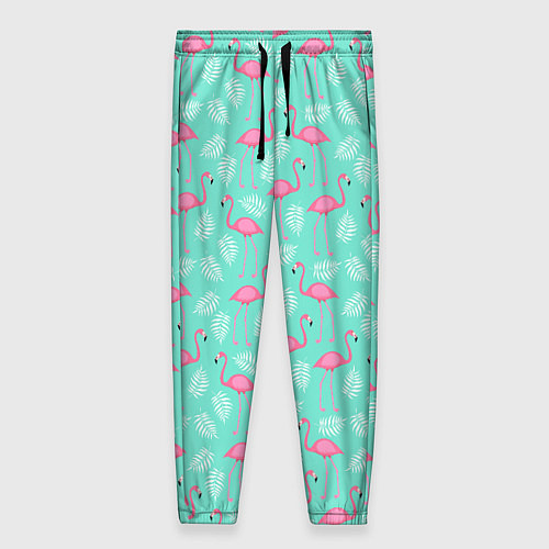 Женские брюки Flamingo / 3D-принт – фото 1