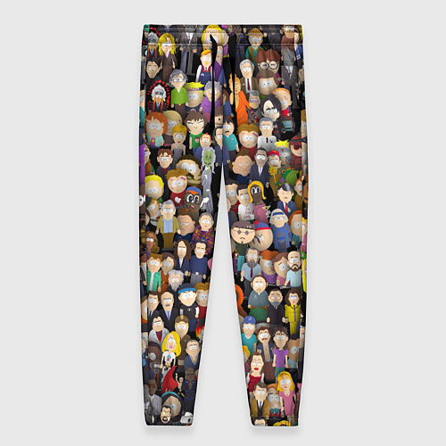Женские брюки Персонажи South Park / 3D-принт – фото 1