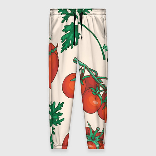 Женские брюки Летние овощи / 3D-принт – фото 1