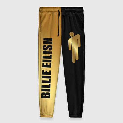 Женские брюки Billie Eilish Gold / 3D-принт – фото 1