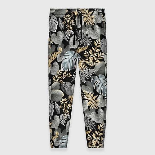 Женские брюки Серебряные листочки за 2190 ₽ купить в магазине ПлейПринт(10246362504441)