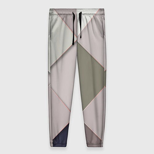 Женские брюки Треугольники / 3D-принт – фото 1