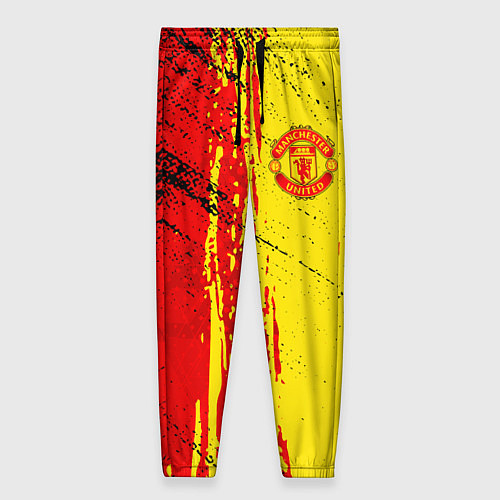 Женские брюки Manchester United Дьяволы / 3D-принт – фото 1