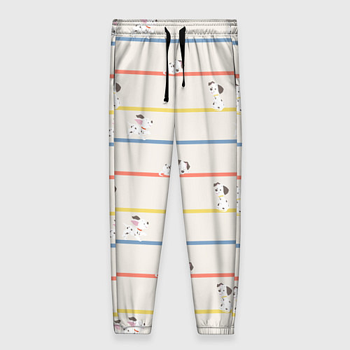 Женские брюки 101 Dalmatians / 3D-принт – фото 1