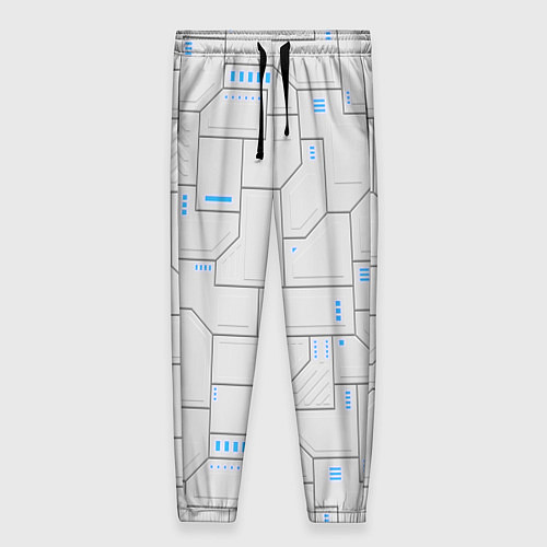 Женские брюки Супер броня Белая / 3D-принт – фото 1