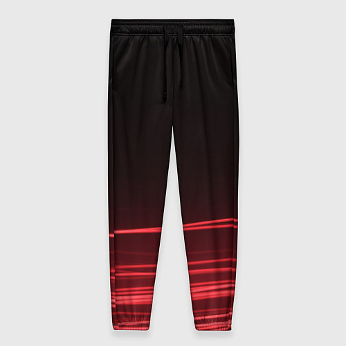 Женские брюки Красное и Черное / 3D-принт – фото 1