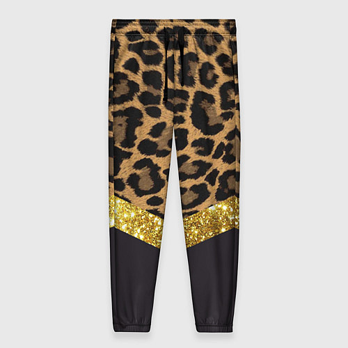 Женские брюки Леопардовый принт / 3D-принт – фото 1