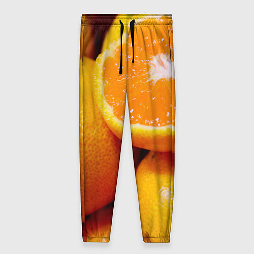 Женские брюки Мандарины / 3D-принт – фото 1