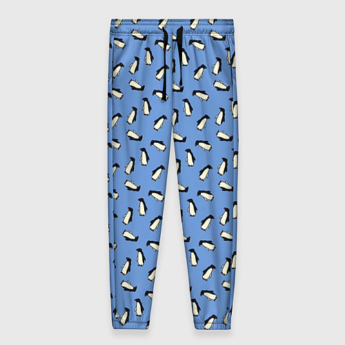 Женские брюки Пингвины / 3D-принт – фото 1