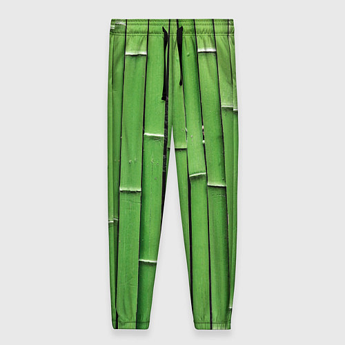 Женские брюки Бамбук / 3D-принт – фото 1
