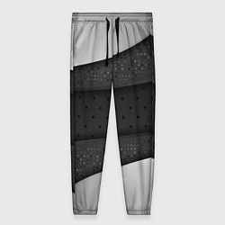 Женские брюки 3D luxury style silver black