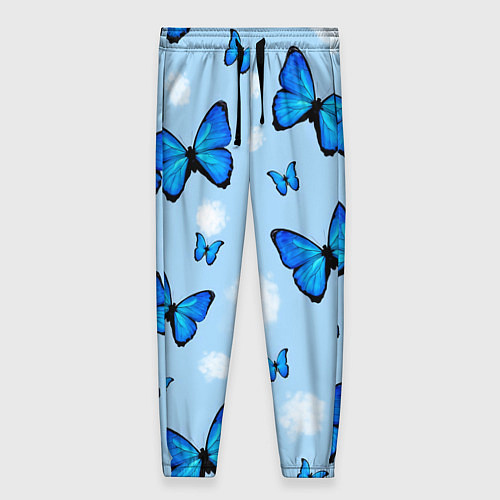 Женские брюки Бабочки Моргенштерна / 3D-принт – фото 1