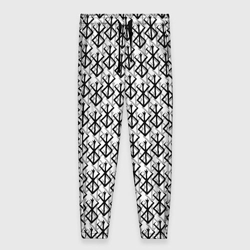 Женские брюки Берсерк много логотипов / 3D-принт – фото 1