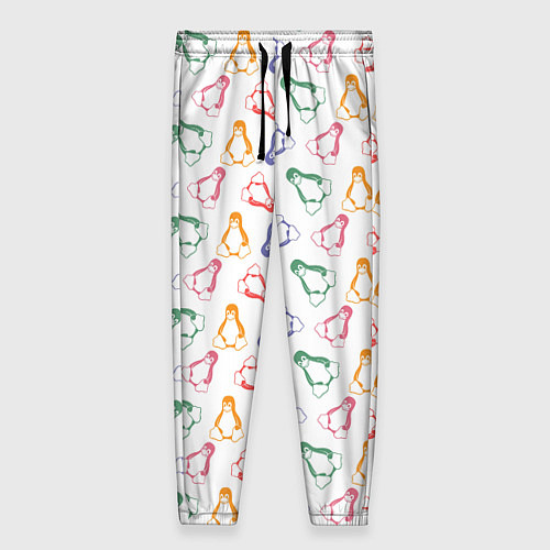 Женские брюки Linux Ядро Пингвин / 3D-принт – фото 1