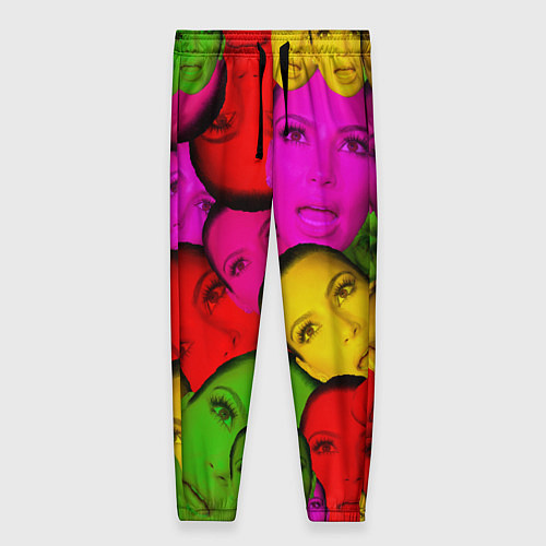Женские брюки Crazy Kim Kardashian / 3D-принт – фото 1