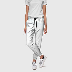 Брюки женские Бирюзовая и синяя геометрия, цвет: 3D-принт — фото 2