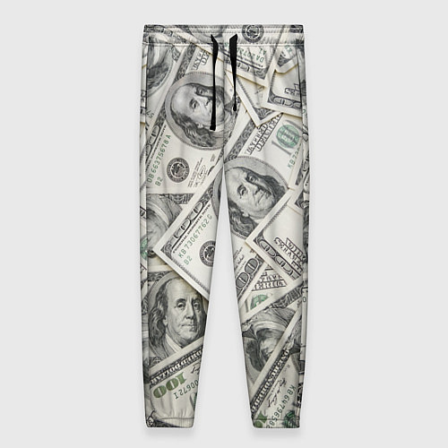 Женские брюки Dollars money / 3D-принт – фото 1