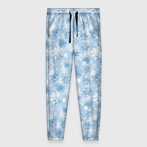 Женские брюки Морозное Снежное Утро / 3D-принт – фото 1