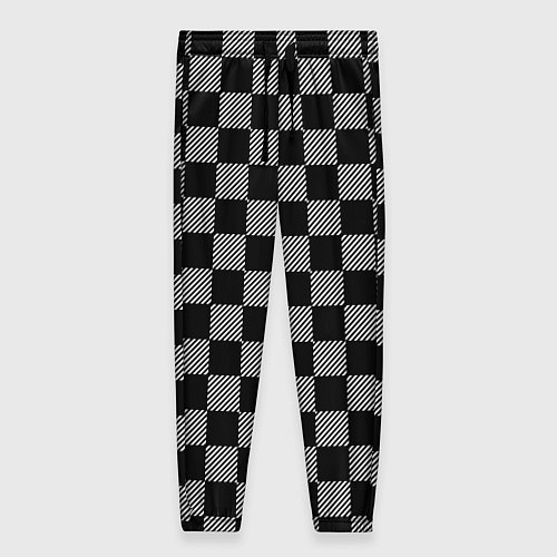 Женские брюки Шахматные Клетки / 3D-принт – фото 1