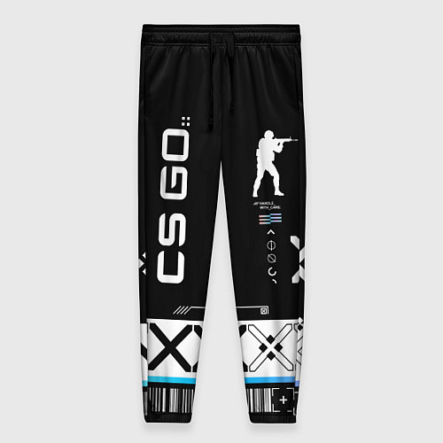 Женские брюки Поток информации СS:GO / 3D-принт – фото 1