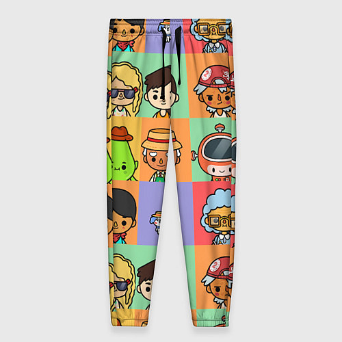 Женские брюки TOCA BOCA WORLD HERO / 3D-принт – фото 1
