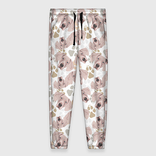 Женские брюки Собака Веймаранер / 3D-принт – фото 1