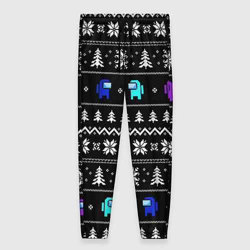 Женские брюки Орнамент Among us / 3D-принт – фото 1
