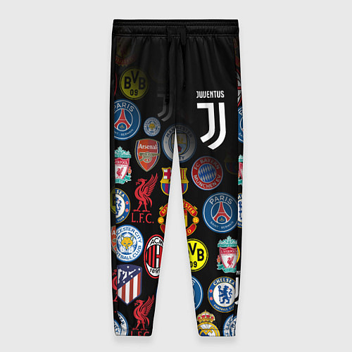 Женские брюки JUVENTUS LOGOBOMBING SPORT / 3D-принт – фото 1