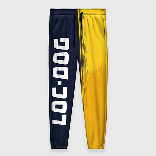 Женские брюки LOC-DOG - Краска / 3D-принт – фото 1