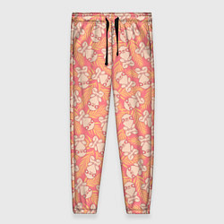 Брюки женские Забавные Ленивцы, цвет: 3D-принт