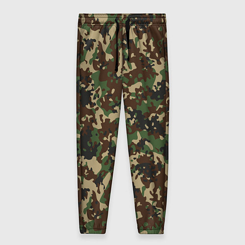 Женские брюки Камуфляж Излом / 3D-принт – фото 1