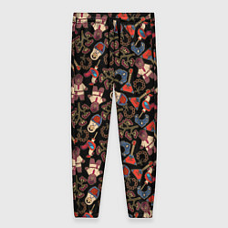 Женские брюки Россия паттерн темный