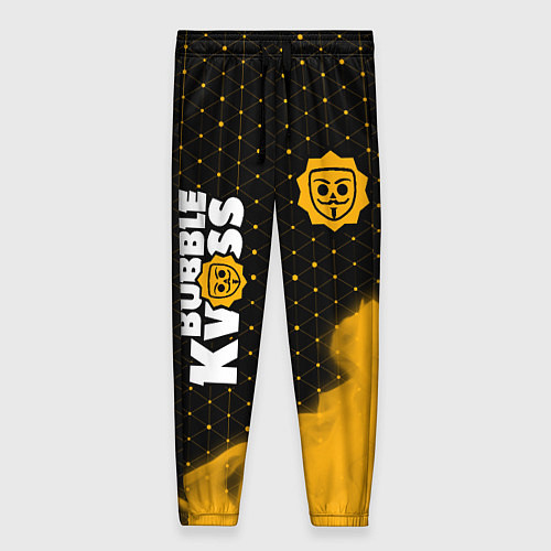 Женские брюки BUBBLE KVASS Огонь / 3D-принт – фото 1