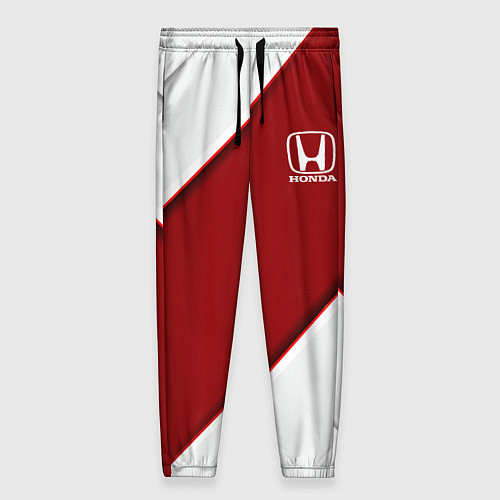 Женские брюки Honda - Red sport / 3D-принт – фото 1
